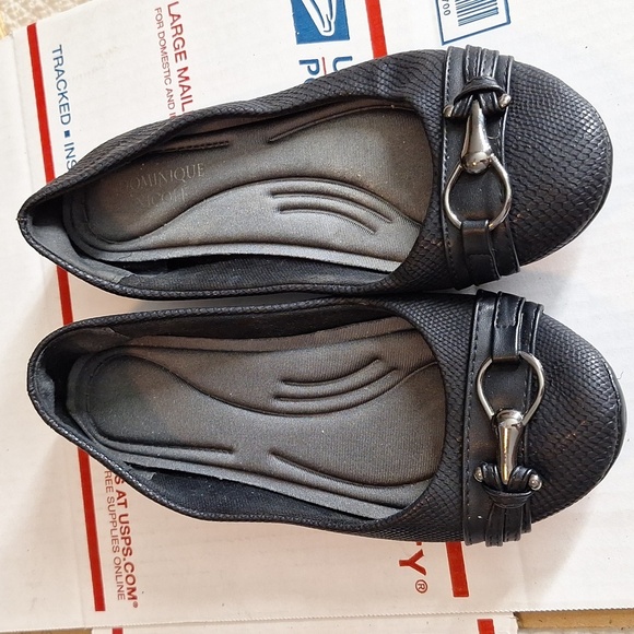 BLACK FLATS SIZE 7 - Picture 1 of 7